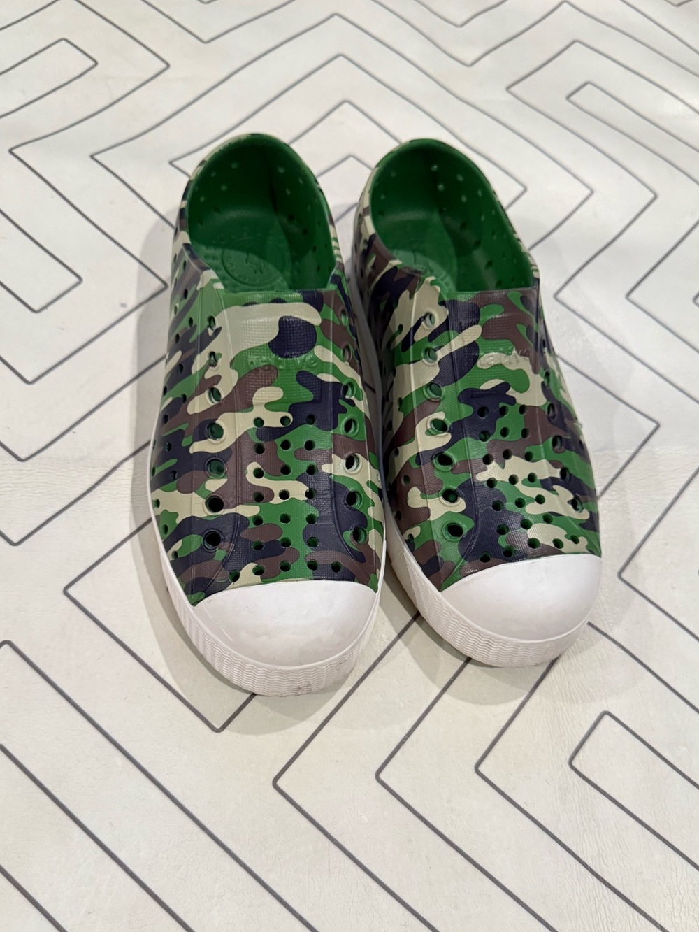 Natives Camouflage Slip-On Shoes